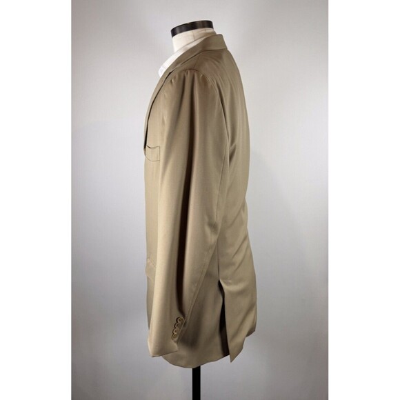 ISAIA Napoli Mens Blazer Brown Base S Aquaspider Super160s Wool Italian Suit 44L - Picture 5 of 16